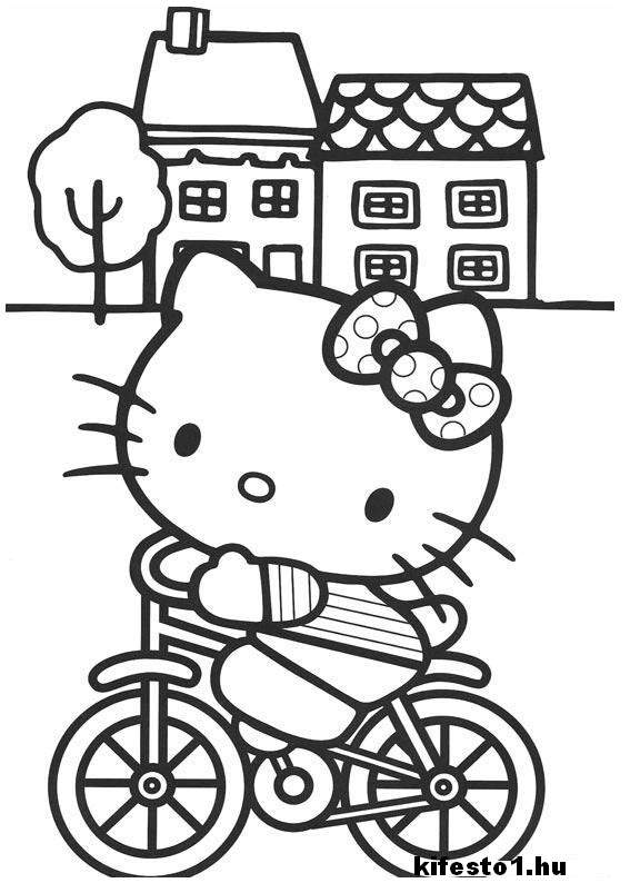 Hello Kitty 48 kifestő nyomtatható